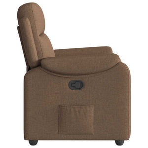 Fauteuil inclinable Marron Tissu
