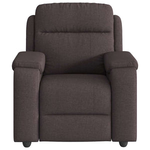 Fauteuil inclinable Marron foncé Tissu