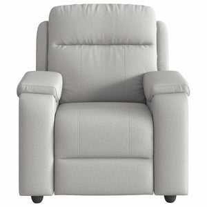 Fauteuil inclinable gris nuage tissu