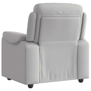 Fauteuil inclinable gris nuage tissu