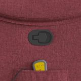 Fauteuil de massage inclinable Rouge bordeaux Tissu