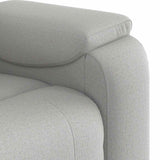 Fauteuil de massage inclinable gris nuage tissu