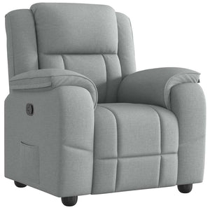 Fauteuil inclinable Gris clair Tissu