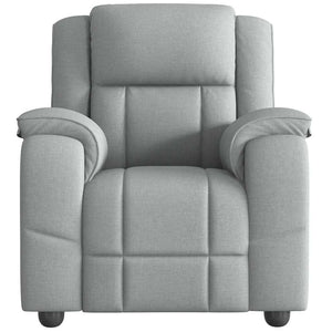 Fauteuil inclinable Gris clair Tissu