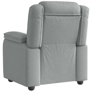 Fauteuil inclinable Gris clair Tissu