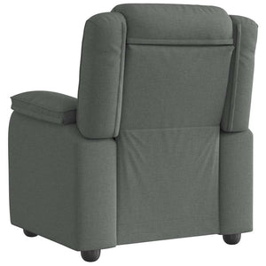 Fauteuil inclinable Gris foncé Tissu