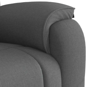 Fauteuil inclinable Gris foncé Tissu