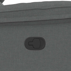 Fauteuil inclinable Gris foncé Tissu