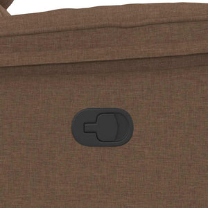 Fauteuil inclinable Marron Tissu