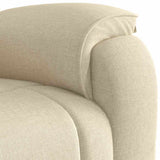 Fauteuil inclinable Crème Tissu