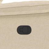 Fauteuil inclinable Crème Tissu