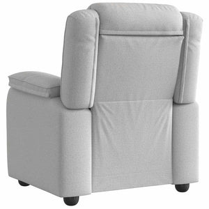 Fauteuil inclinable gris nuage tissu