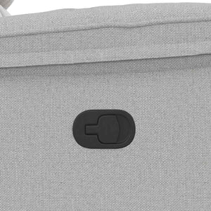Fauteuil inclinable gris nuage tissu