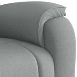 Fauteuil de massage inclinable Gris clair Tissu