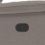 Fauteuil de massage inclinable Taupe Tissu