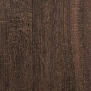 Garde-robe chêne marron 30x50x200 cm bois d'ingénierie