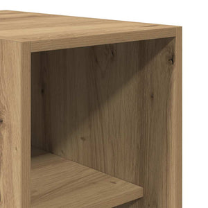 Garde-robe chêne artisanal 30x50x200 cm bois d'ingénierie