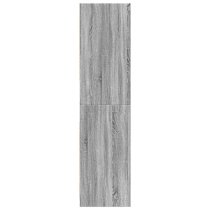 Garde-robe sonoma gris 80x50x200 cm bois d'ingénierie
