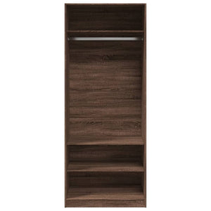 Garde-robe chêne marron 80x50x200 cm bois d'ingénierie