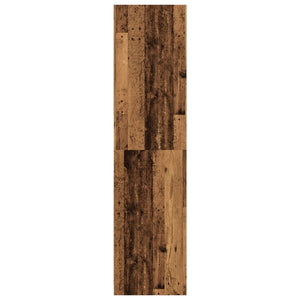 Garde-robe vieux bois 80x50x200 cm bois d'ingénierie