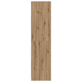 Garde-robe chêne artisanal 80x50x200 cm bois d'ingénierie