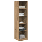 Garde-robe chêne artisanal 50x50x200 cm bois d'ingénierie