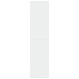 Garde-robe Blanc 100x50x200 cm Bois d'ingénierie