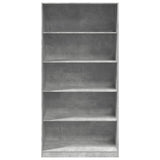 Garde-robe Gris béton 100x50x200 cm Aggloméré