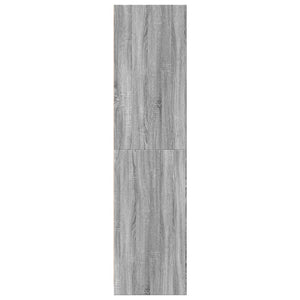 Garde-robe sonoma gris 100x50x200 cm bois d'ingénierie