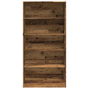Garde-robe vieux bois 100x50x200 cm bois d'ingénierie