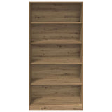 Garde-robe chêne artisanal 100x50x200 cm bois d'ingénierie