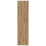 Garde-robe chêne artisanal 100x50x200 cm bois d'ingénierie