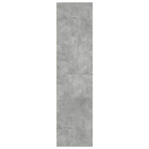 Garde-robe gris béton 30x50x200 cm bois d'ingénierie