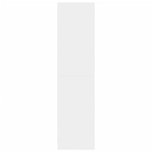 Garde-robe blanc 80x50x200 cm bois d'ingénierie