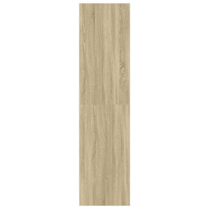 Garde-robe chêne sonoma 30x50x200 cm bois d'ingénierie