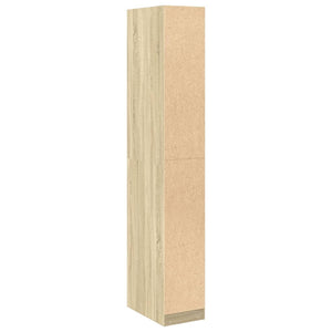 Garde-robe chêne sonoma 30x50x200 cm bois d'ingénierie