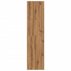 Garde-robe chêne artisanal 50x50x200 cm bois d'ingénierie