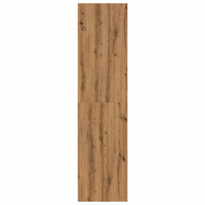 Garde-robe chêne artisanal 80x50x200 cm bois d'ingénierie
