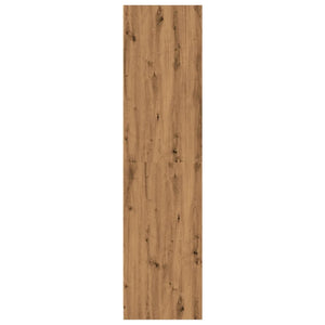 Garde-robe chêne artisanal 100x50x200 cm bois d'ingénierie