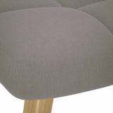 Chaise de relaxation avec repose-pied Taupe Tissu