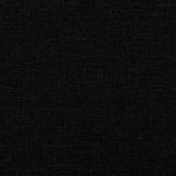 Chaise à bascule avec repose-pied Noir Tissu