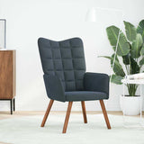 Chaise de relaxation Gris foncé Velours