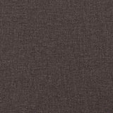 Chaise à bascule marron foncé 74x90x102 cm tissu