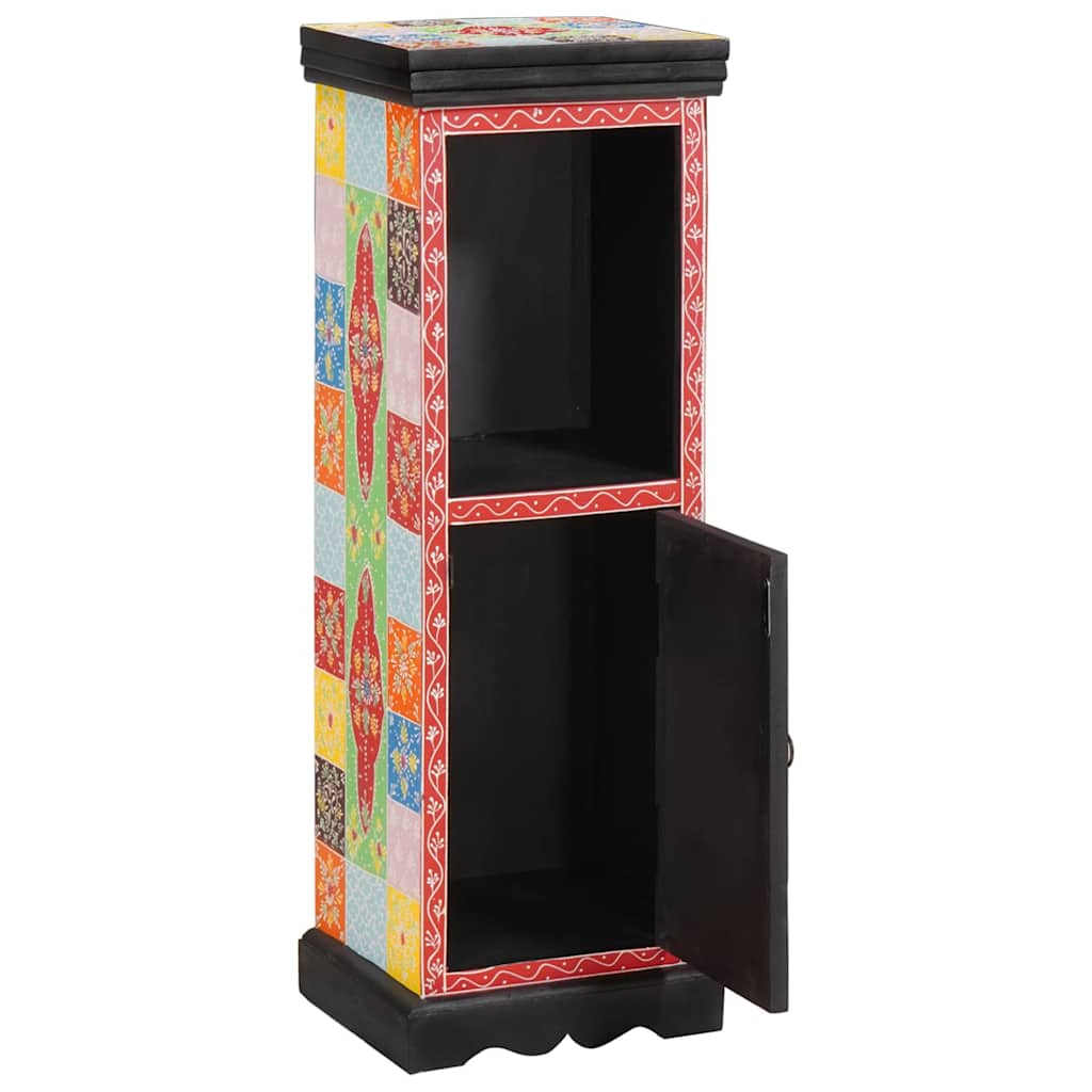 Commode Multicolore 30 x 30 x 90 cm Bois de manguier massif