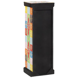 Commode Multicolore 30 x 30 x 90 cm Bois de manguier massif