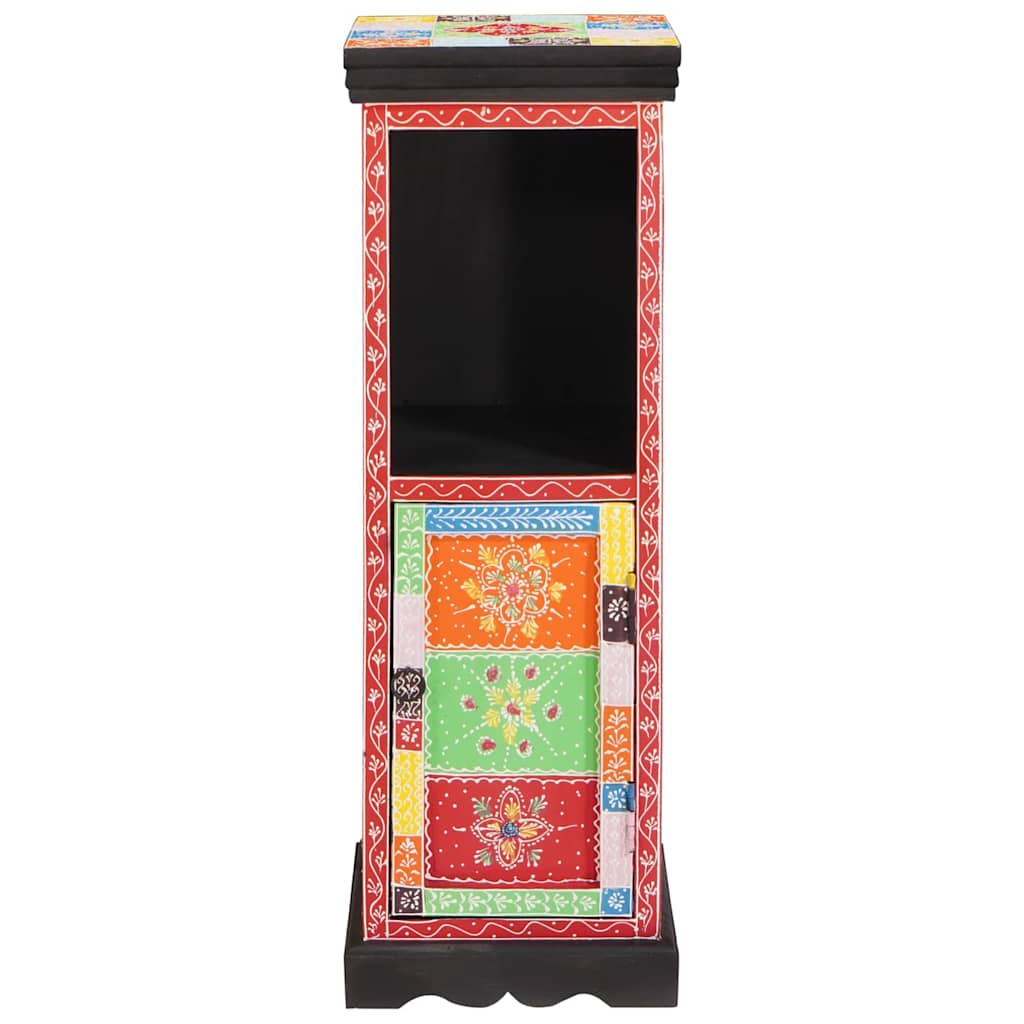 Commode Multicolore 30 x 30 x 90 cm Bois de manguier massif