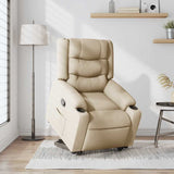 Fauteuil inclinable Crème Tissu