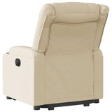 Fauteuil inclinable Crème Tissu