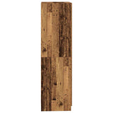 Garde-robe vieux bois 90x52x200 cm bois d'ingénierie