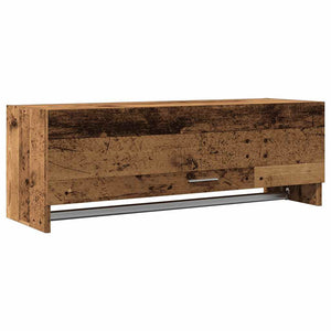Garde-robe vieux bois 100x32,5x35 cm bois d'ingénierie